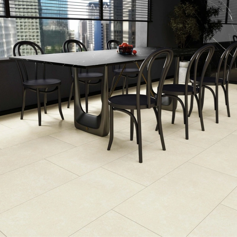 stone pattern spc flooring used in office